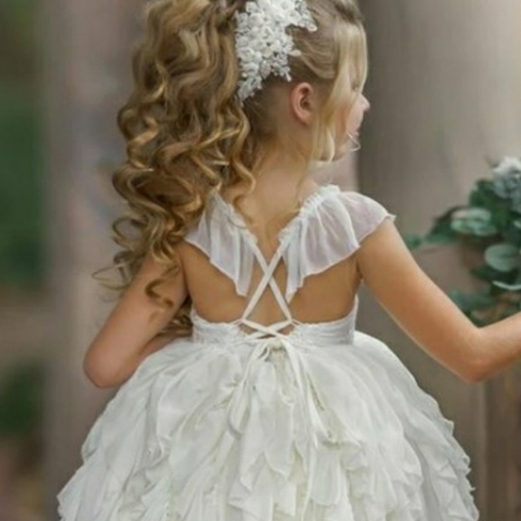 DOLLCAKE limited edition frothy frock Ivory DRESS 4 5 6 7 8 10 - Picture 7 of 12